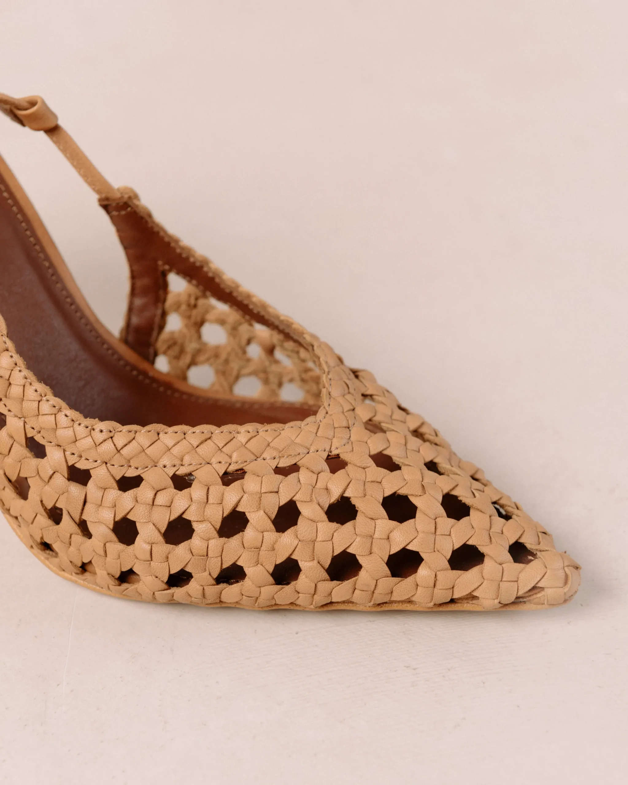 Sandstorm - Zapatos De Tacón Marrones De Piel