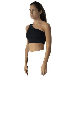 Shoulder Naked - Top Econyl Negro