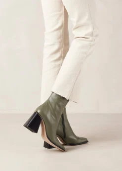 South - Botas De Piel Verde