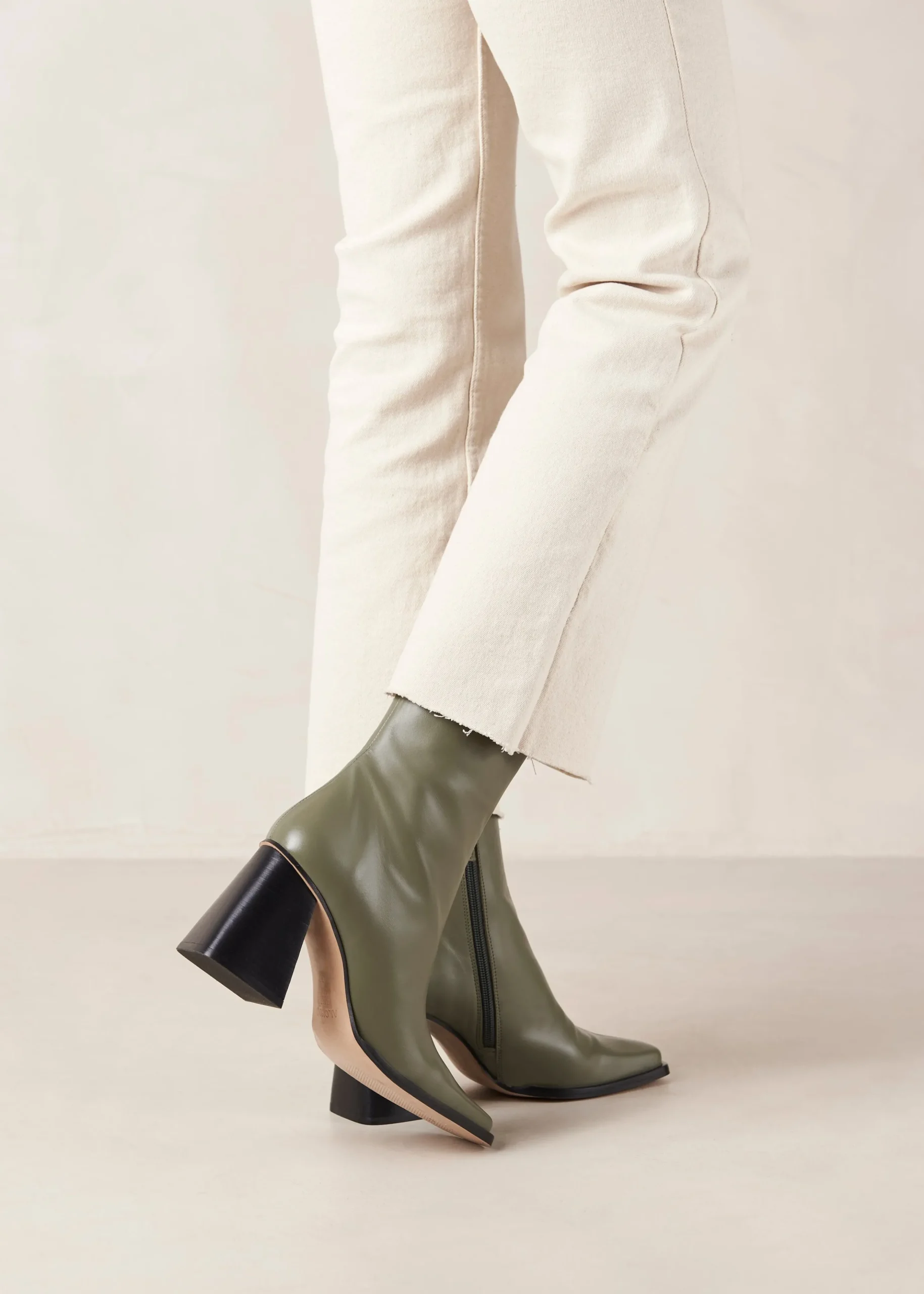 South - Botas De Piel Verde