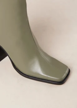South - Botas De Piel Verde