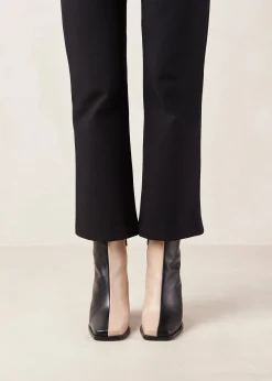 South Bicolor - Botas De Piel Negra Y Beige