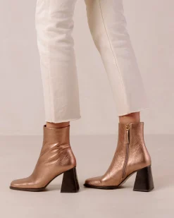 South Shimmer - Botines Metalizados De Piel