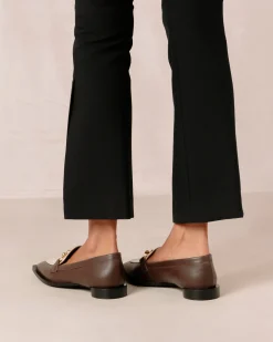 Spotlight - Mocasines Blancos Y Marrones De Piel