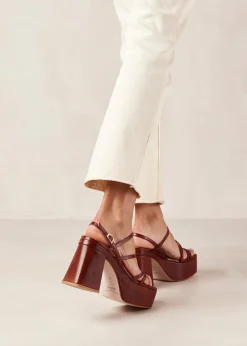 Straps Chain - Sandalias Blancas De Piel