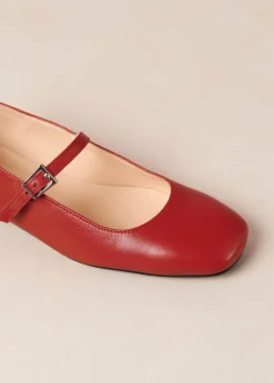 Sway Bailarinas De Cuero Color Crema