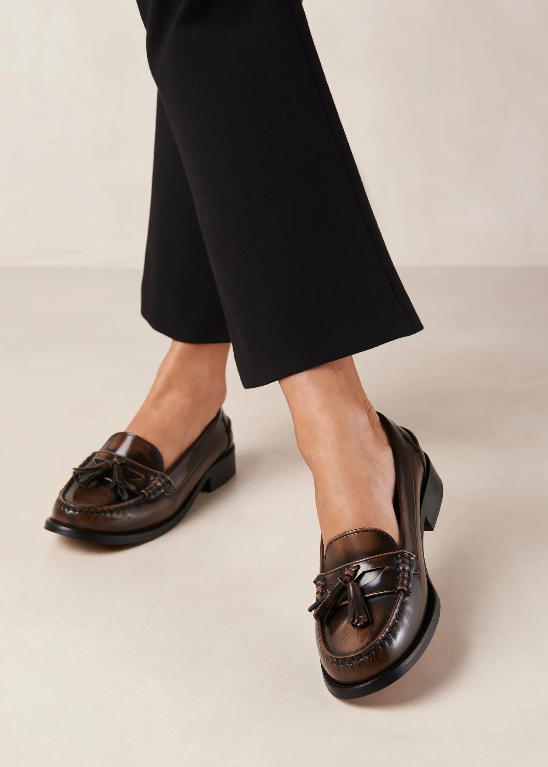 Terrane - Mocasines Marrones De Piel