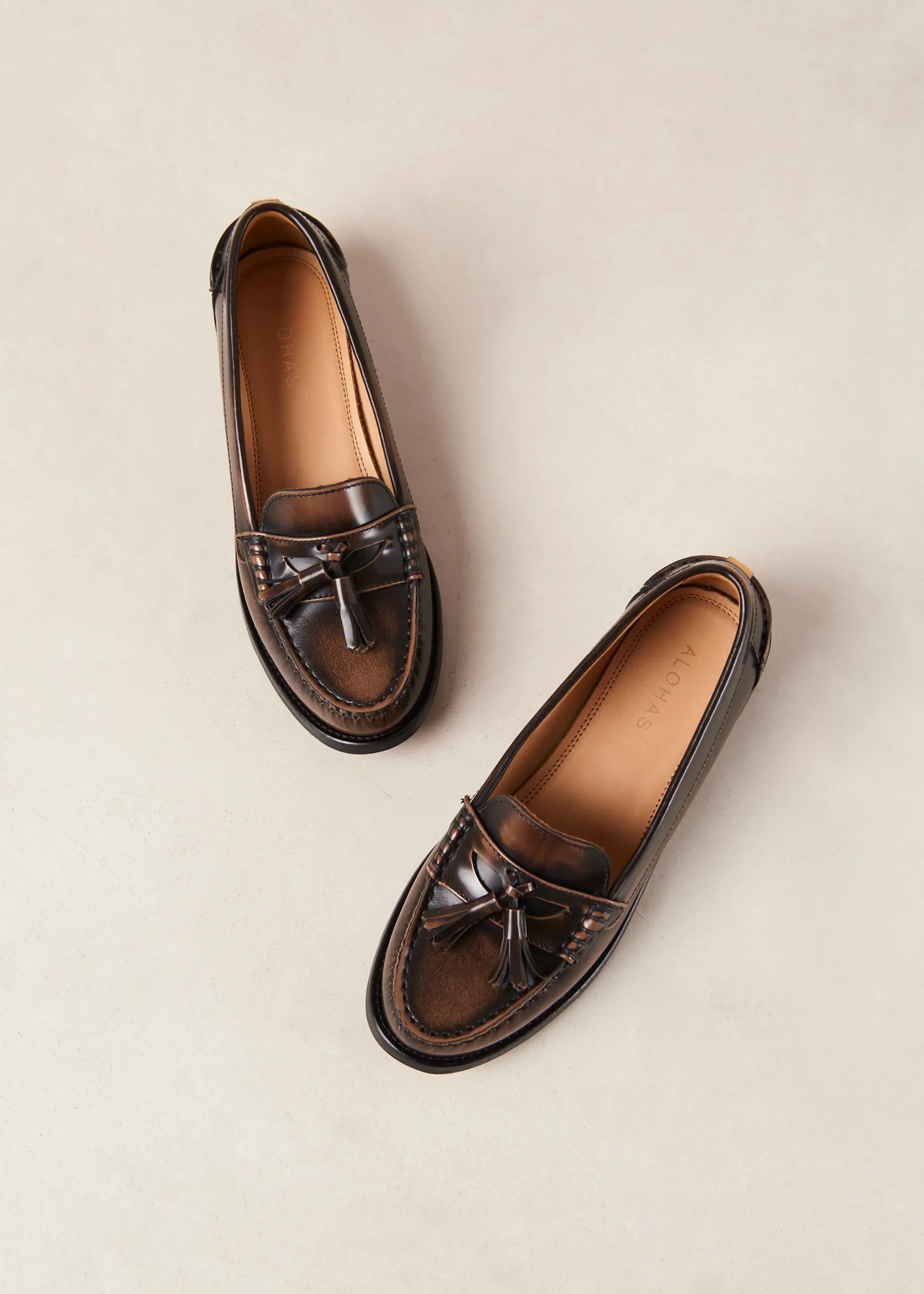 Terrane - Mocasines Marrones De Piel