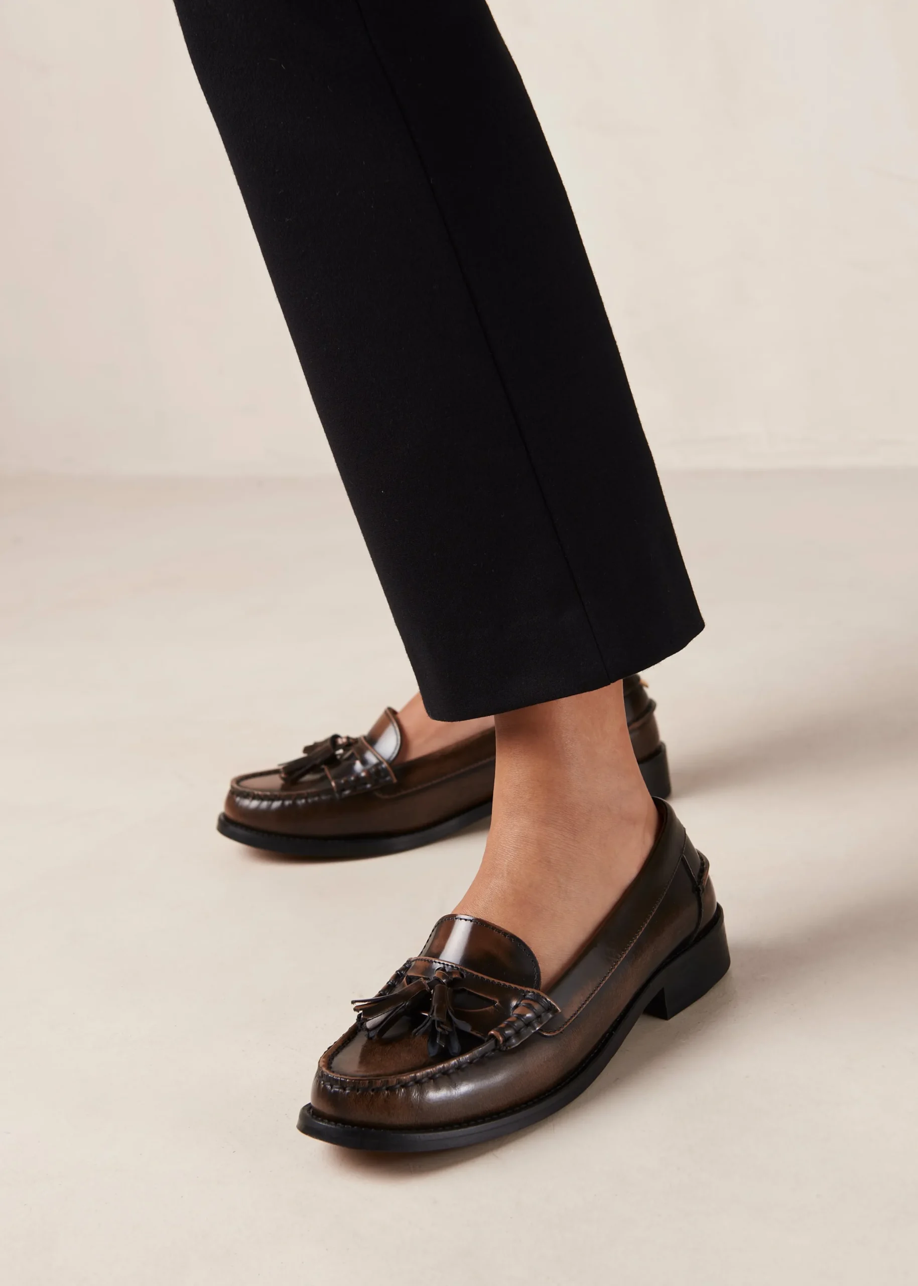 Terrane - Mocasines Marrones De Piel