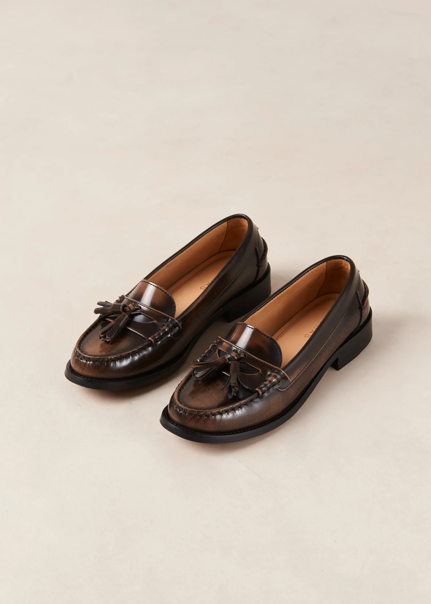 Terrane - Mocasines Marrones De Piel