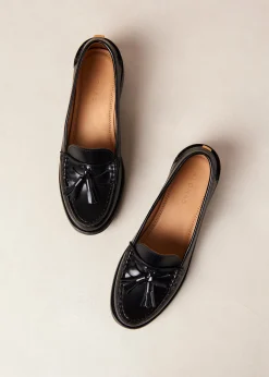 Terrane - Mocasines Negros De Piel