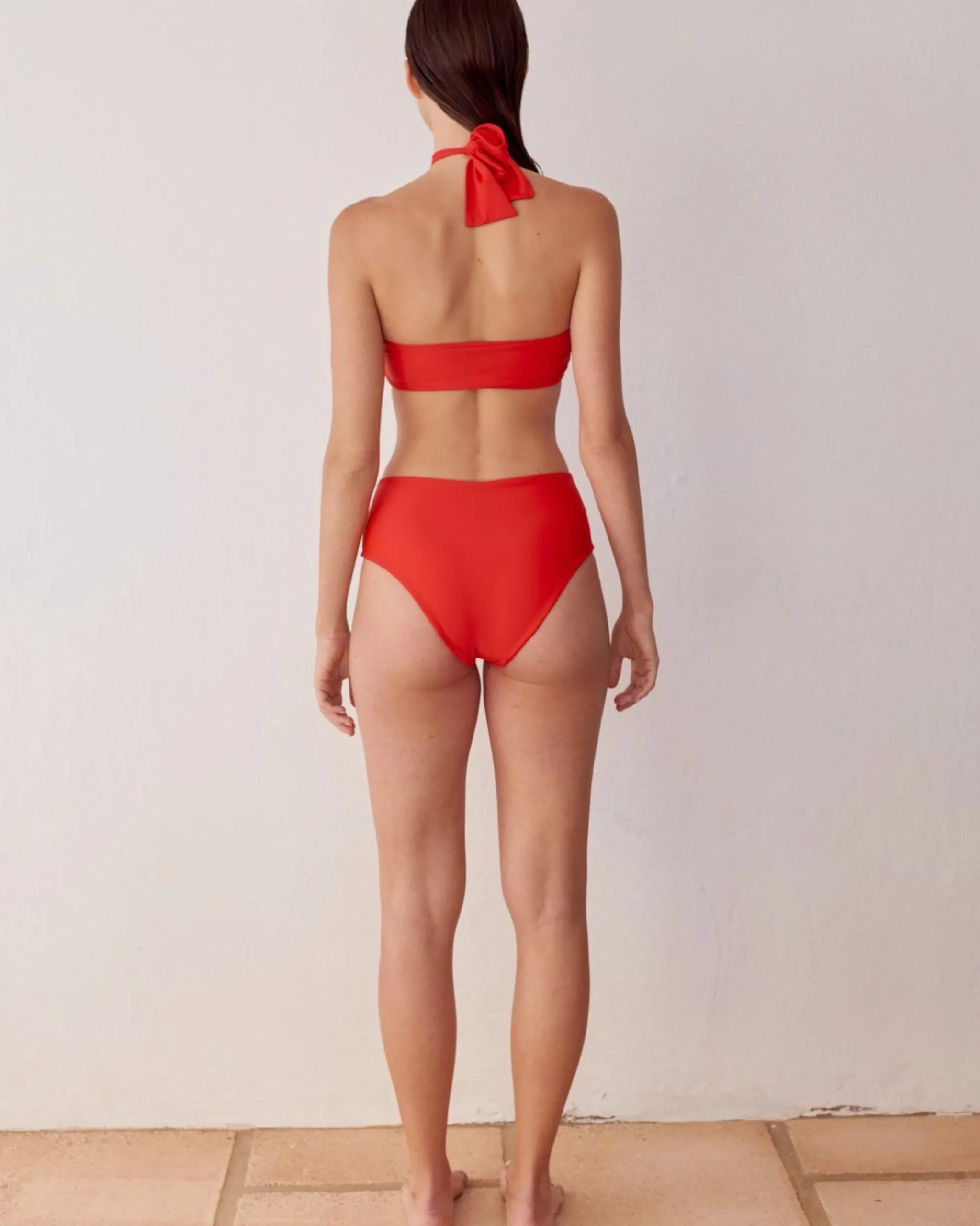 The Higher - Top De Bikini Rojo De Econyl