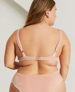 The Loop - Top De Bikini Rosa De Terciopelo