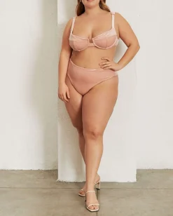 The Pentatgon - Braguita De Bikini De Terciopelo Rosa