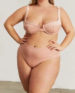 The Pentatgon - Braguita De Bikini De Terciopelo Rosa
