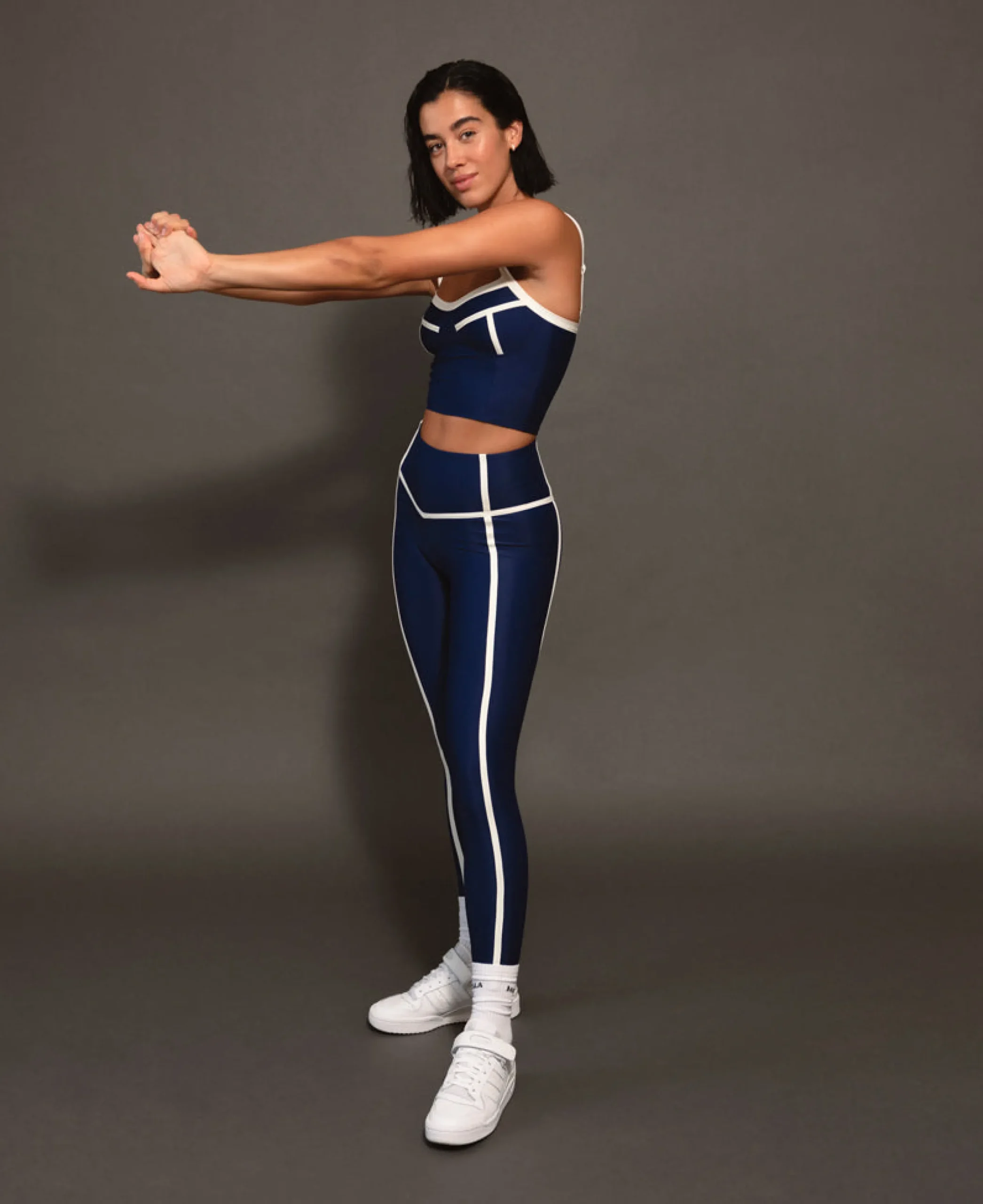 Top Arrow Rib - Top Azul