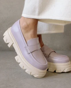 Trailblazer - Mocasines Malvas De Piel