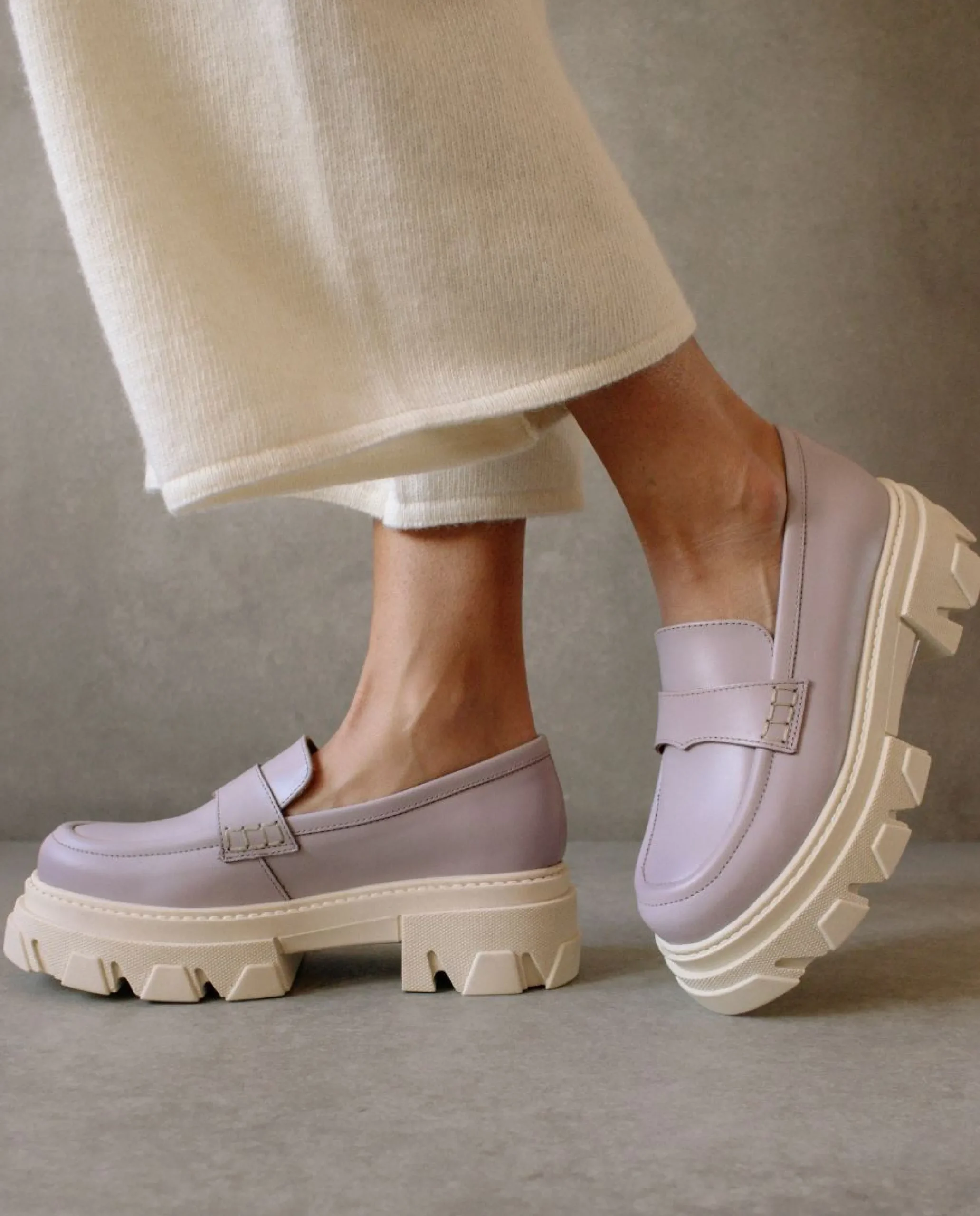 Trailblazer - Mocasines Malvas De Piel