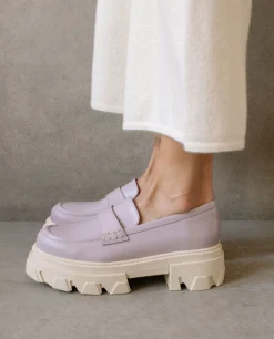 Trailblazer - Mocasines Malvas De Piel