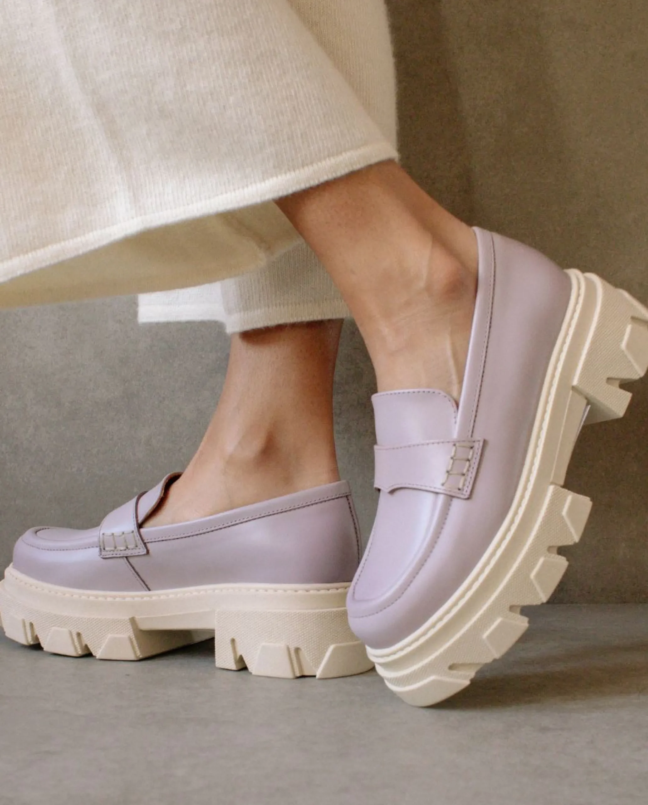Trailblazer - Mocasines Malvas De Piel