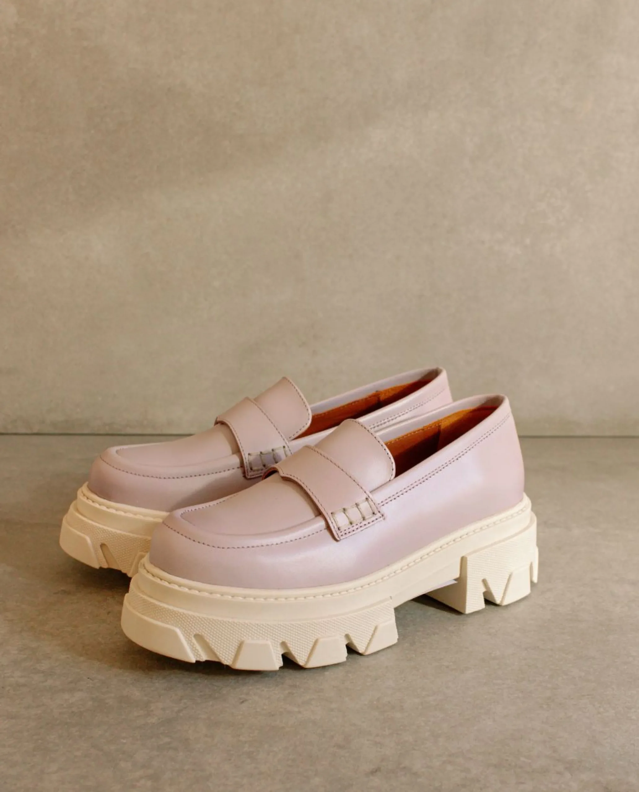 Trailblazer - Mocasines Malvas De Piel