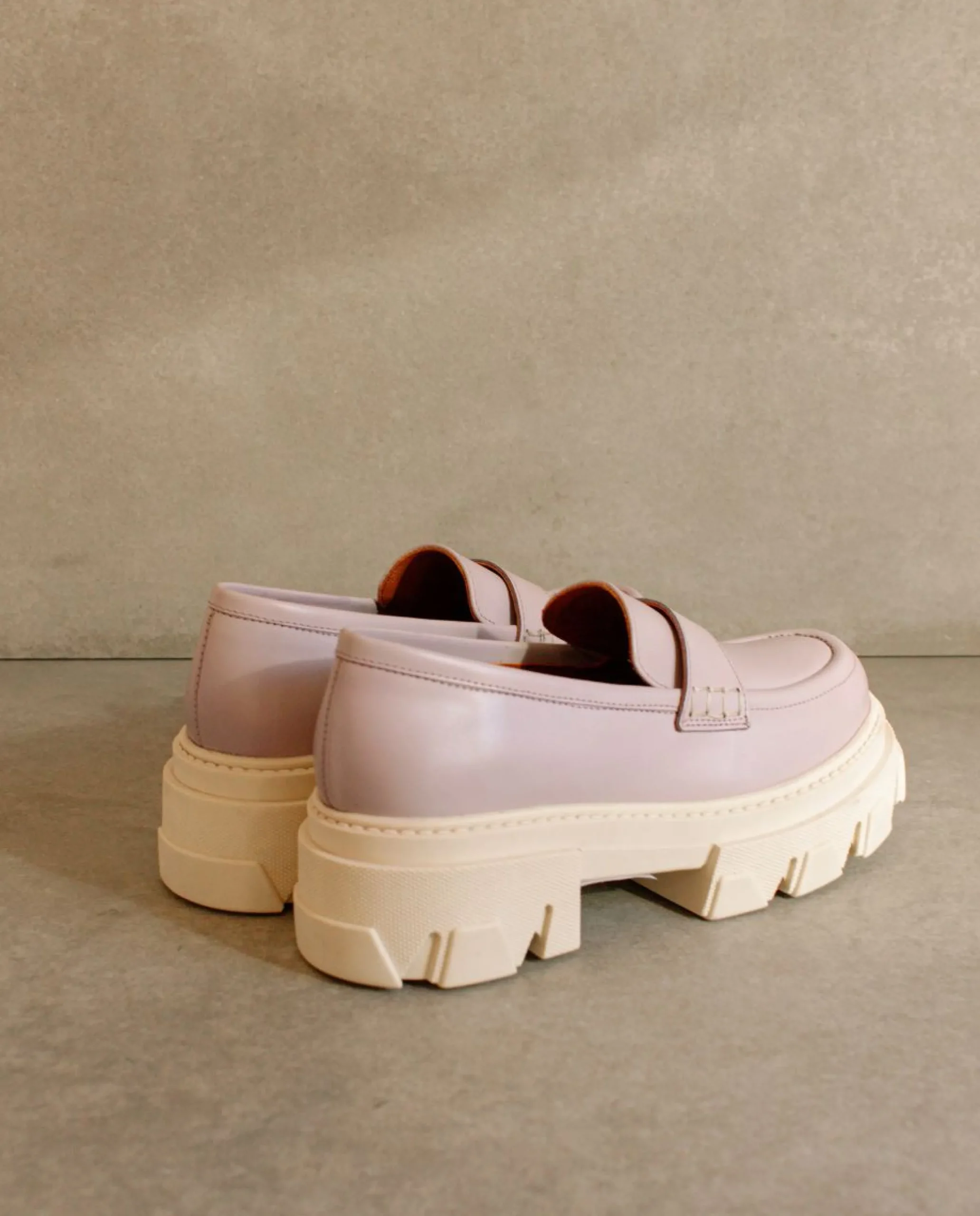 Trailblazer - Mocasines Malvas De Piel