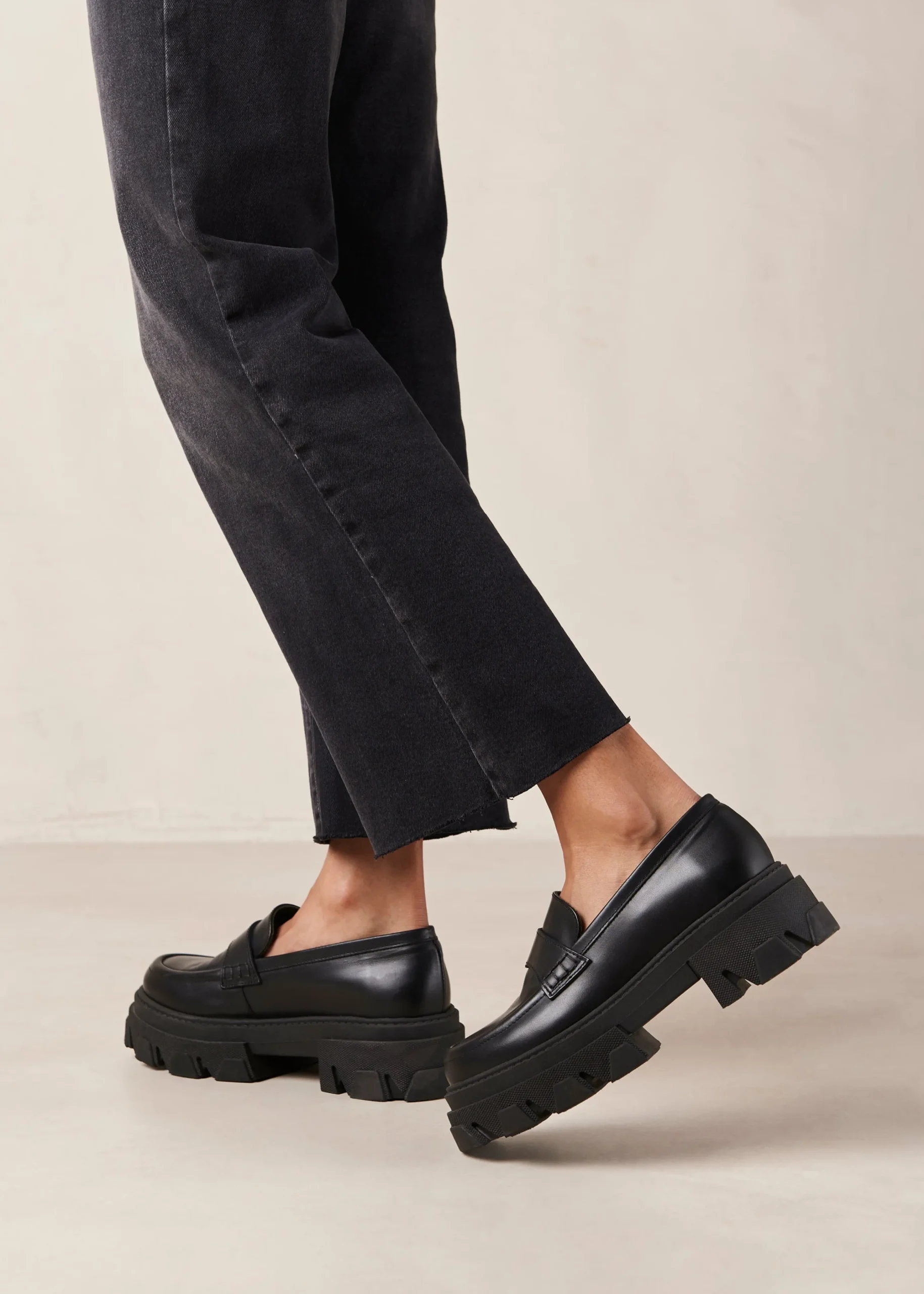 Trailblazer - Mocasines Negros De Piel
