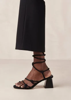 Trunca - Sandalias Negras De Piel