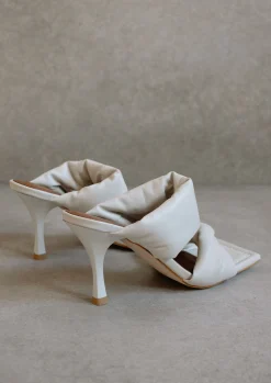 Twist Strap - Sandalias Blancas De Piel