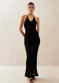 Vestido Maxi Negro Gabrielle