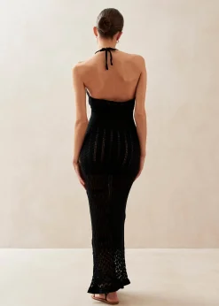 Vestido Maxi Negro Gabrielle