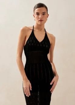 Vestido Maxi Negro Gabrielle