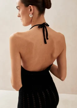 Vestido Maxi Negro Gabrielle