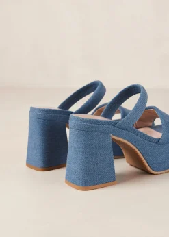 Viviana - Sandalias Azules Vaqueras