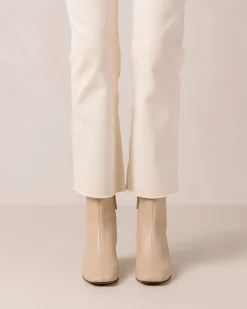 Watercolor - Botas De Piel Vegana Beige