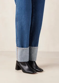 Watercolor - Botas De Piel Vegana Negras