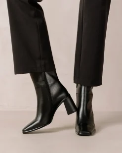 West - Botas De Piel Negras