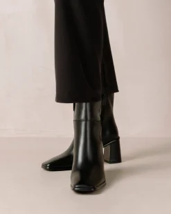 West - Botas De Piel Negras
