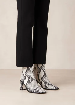 West Indo Botines De Cuero Gris