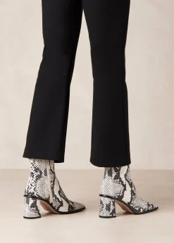 West Indo Botines De Cuero Gris