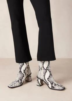 West Indo Botines De Cuero Gris