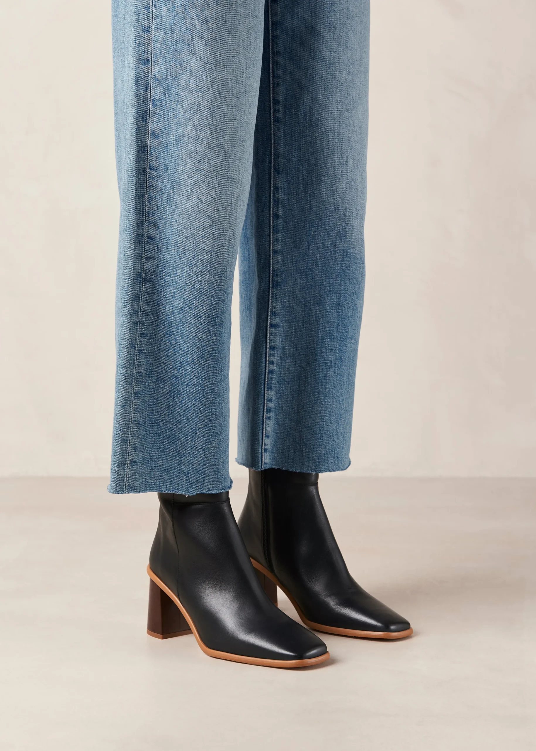 West Vintage - Botas Negras De Piel