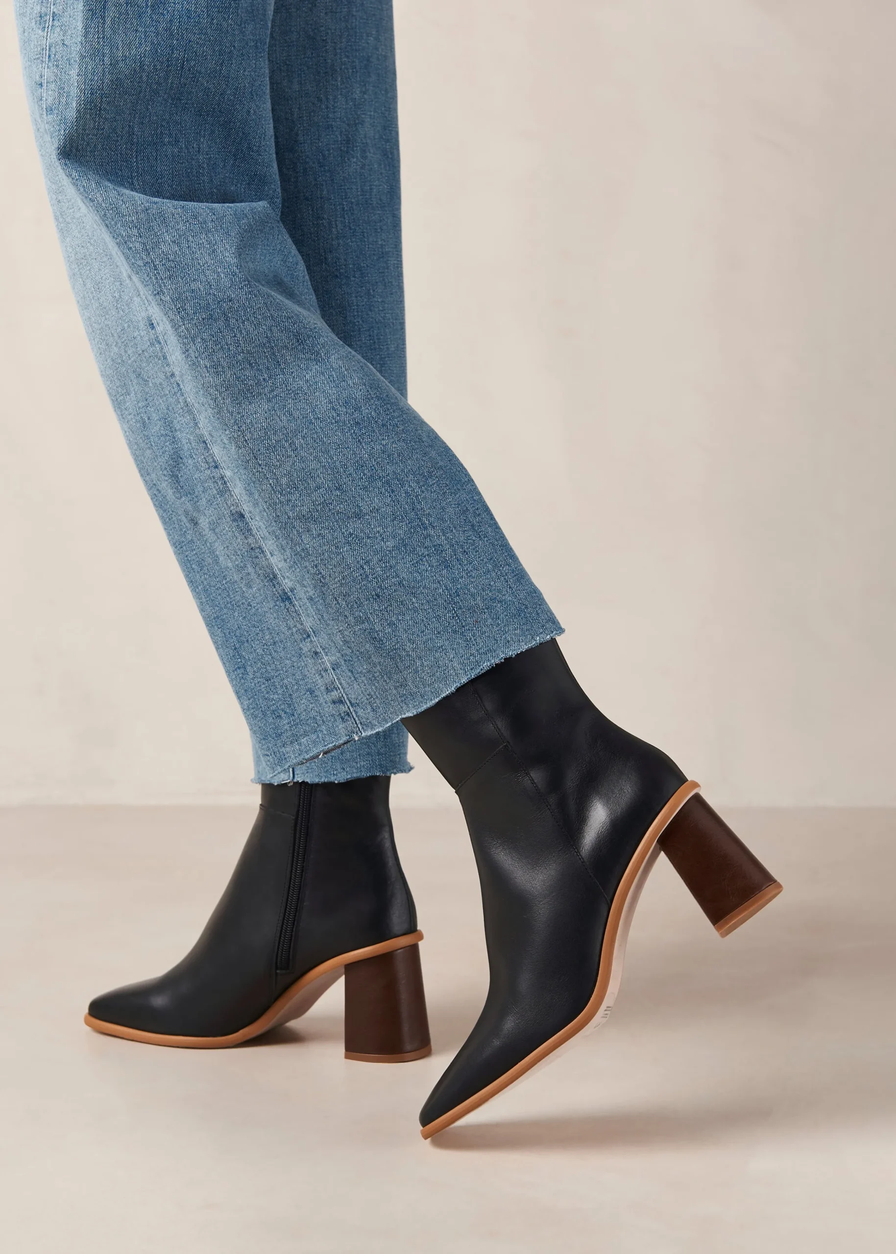 West Vintage - Botas Negras De Piel