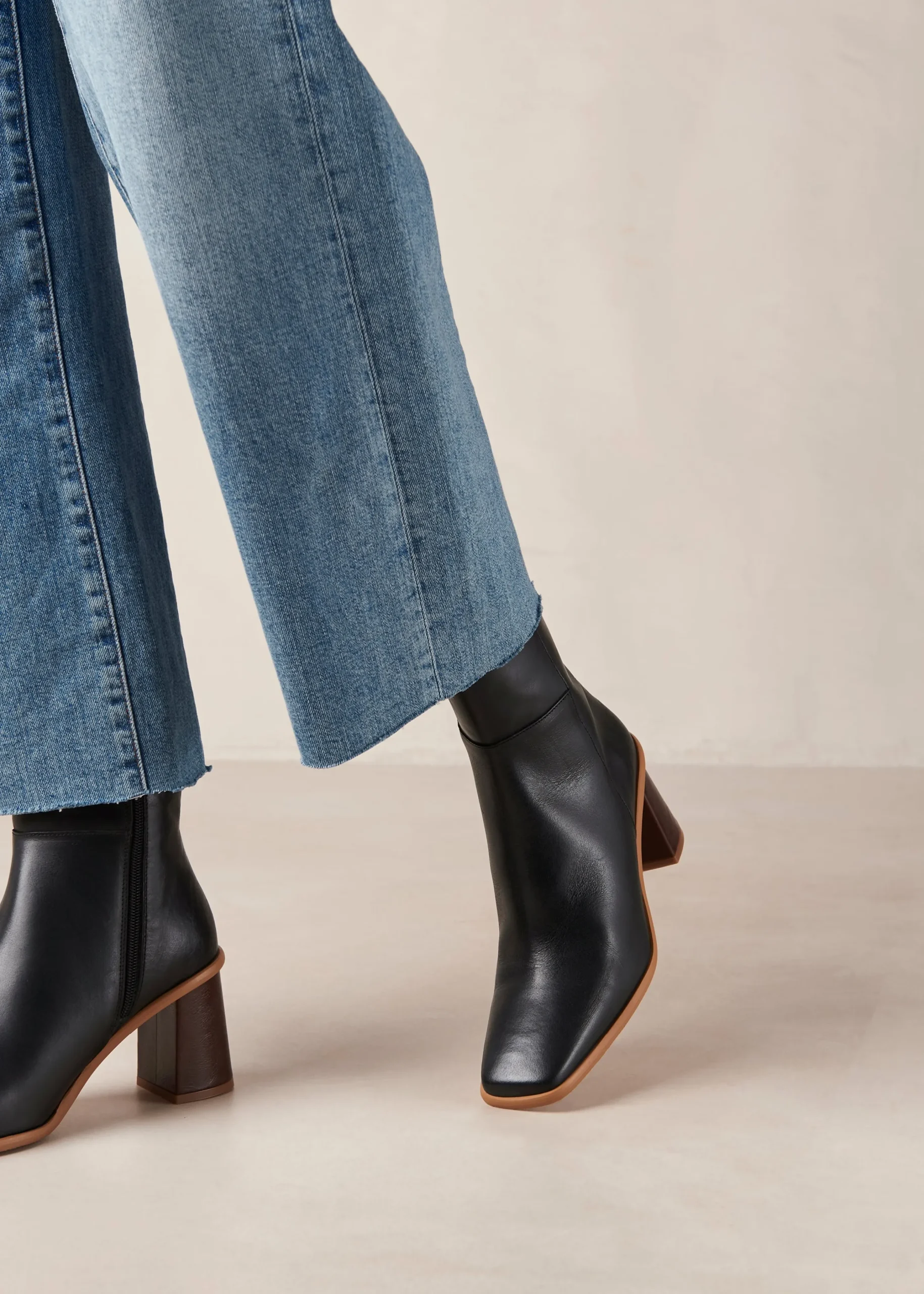 West Vintage - Botas Negras De Piel