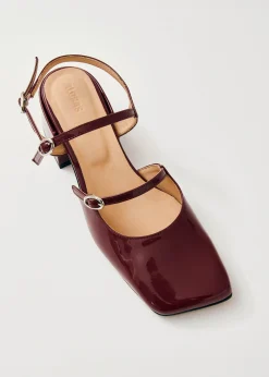 Withnee Onix Tacones De Cuero Burdeos