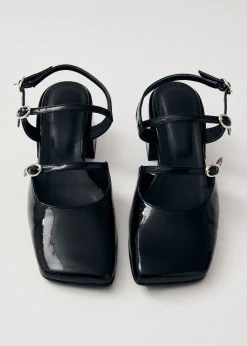 Withnee Onix Tacones De Cuero Negro