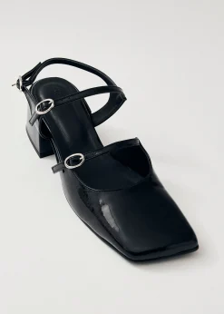 Withnee Onix Tacones De Cuero Negro