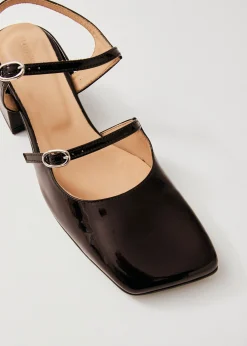 Withnee Onix Tacones De Cuero Marrón
