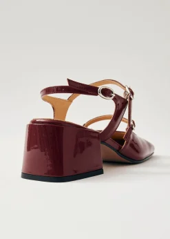 Withnee Onix Tacones De Cuero Burdeos