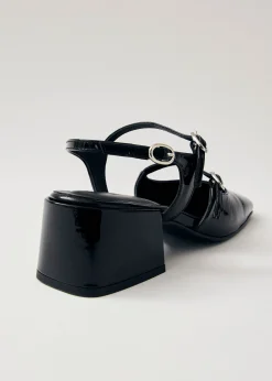 Withnee Onix Tacones De Cuero Negro